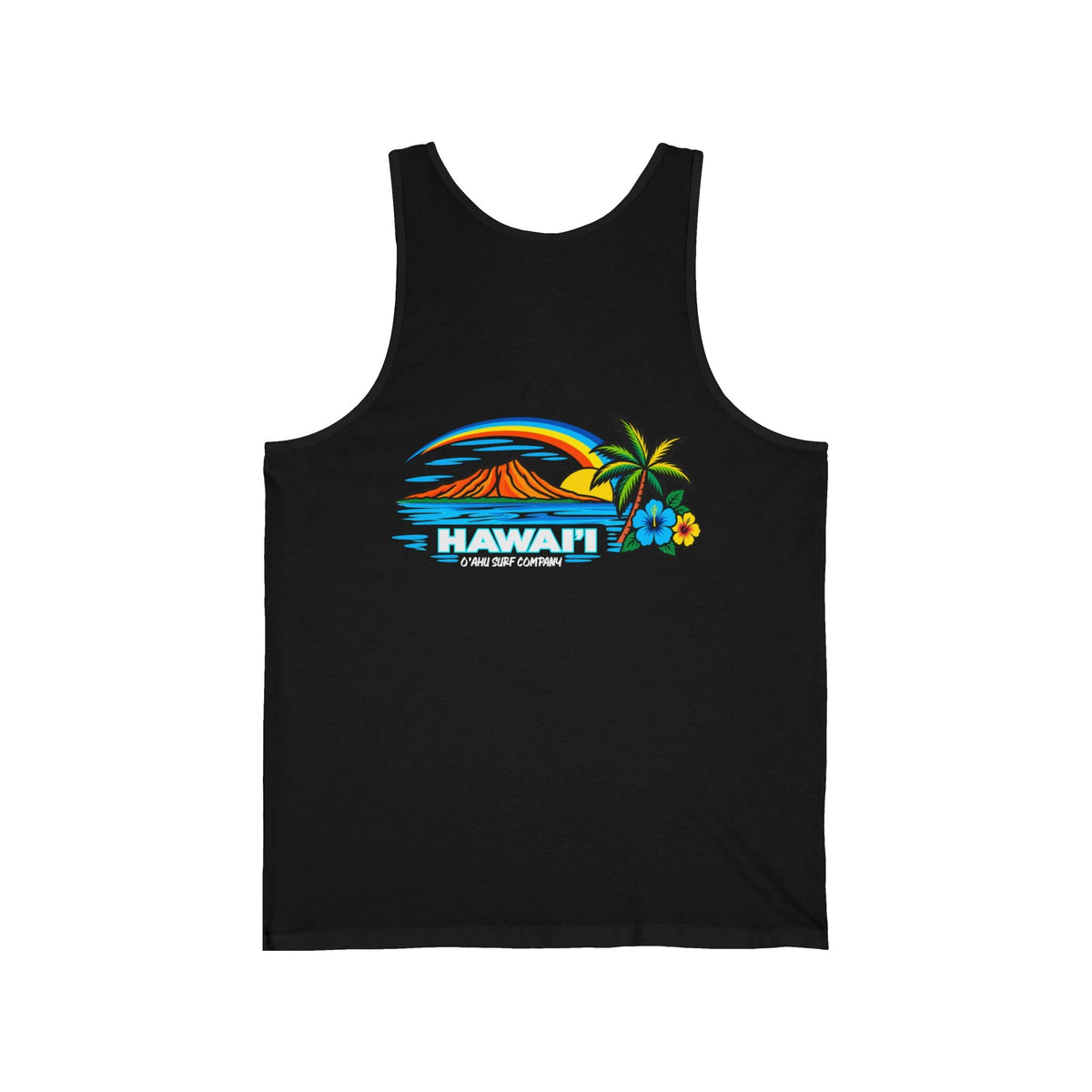 Men's Waikiki Beach Hawaii Tank Top - O'ahu Surf Company