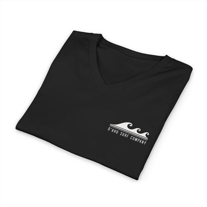 Men's Waikiki Beach Hawaii V-Neck T-Shirt - O'ahu Surf Company
