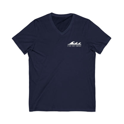 Men's Waikiki Beach Hawaii V-Neck T-Shirt - O'ahu Surf Company