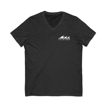 Men's Waikiki Beach Hawaii V-Neck T-Shirt - O'ahu Surf Company