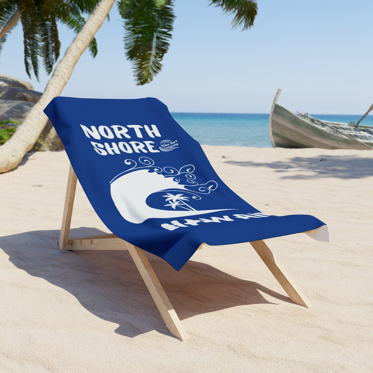 North Shore Hawaii Beach Towel – Blue - O'ahu Surf Company