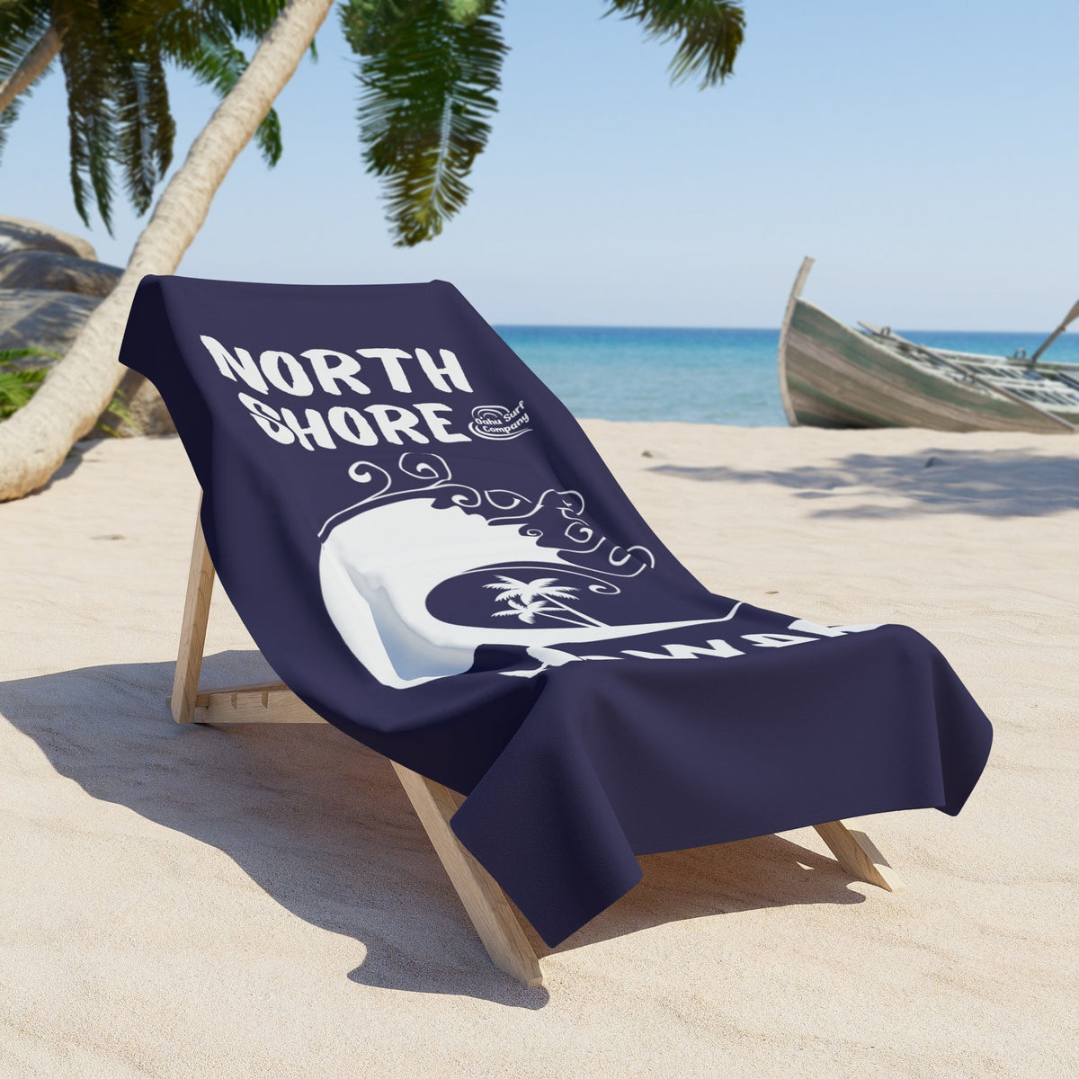 North Shore Hawaii Beach Towel – Indigo - O'ahu Surf Company