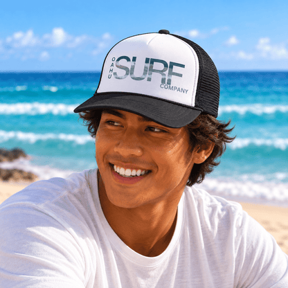 Oahu Hawaii Surf Trucker Hat - O'ahu Surf Company