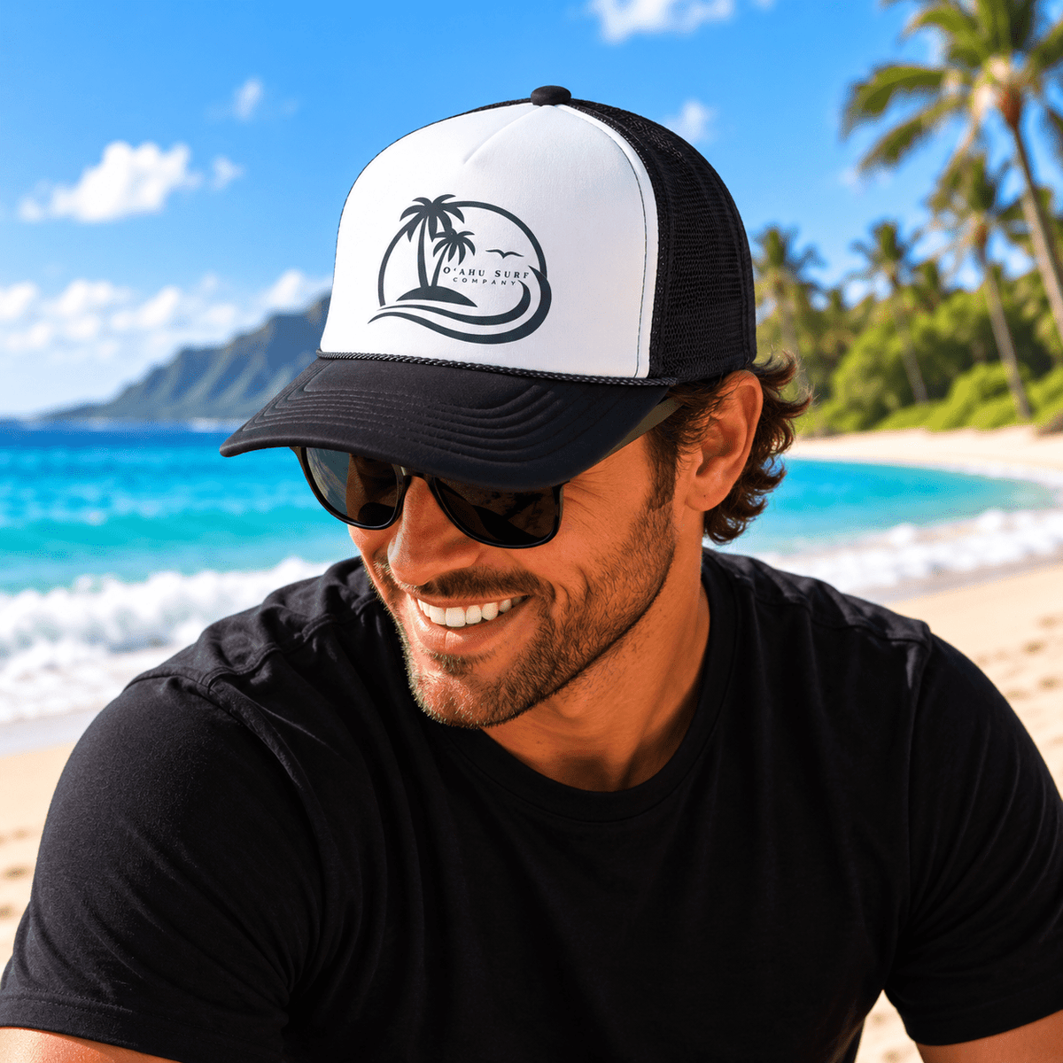 Oahu Hawaii Trucker Hat - O'ahu Surf Company