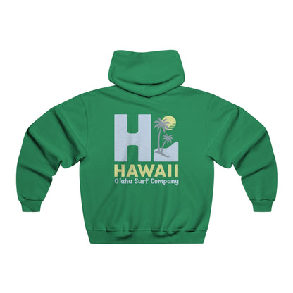 Oahu Surf Company HI Hawaii Hoodie – Hawaiian Surf Sweatshirt with Island Style Design - O'ahu Surf Company
