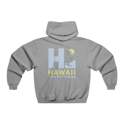 Oahu Surf Company HI Hawaii Hoodie – Hawaiian Surf Sweatshirt with Island Style Design - O'ahu Surf Company