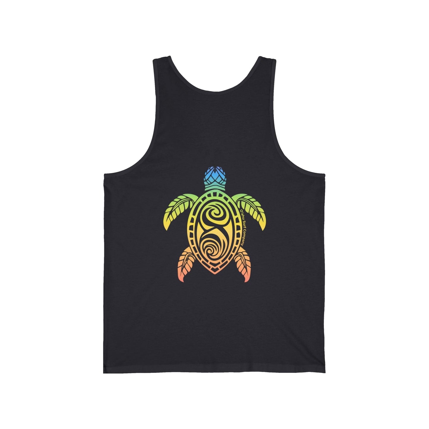 O'ahu Surf Company Logo Turtle Unisex Tank Top - O'ahu Surf Company