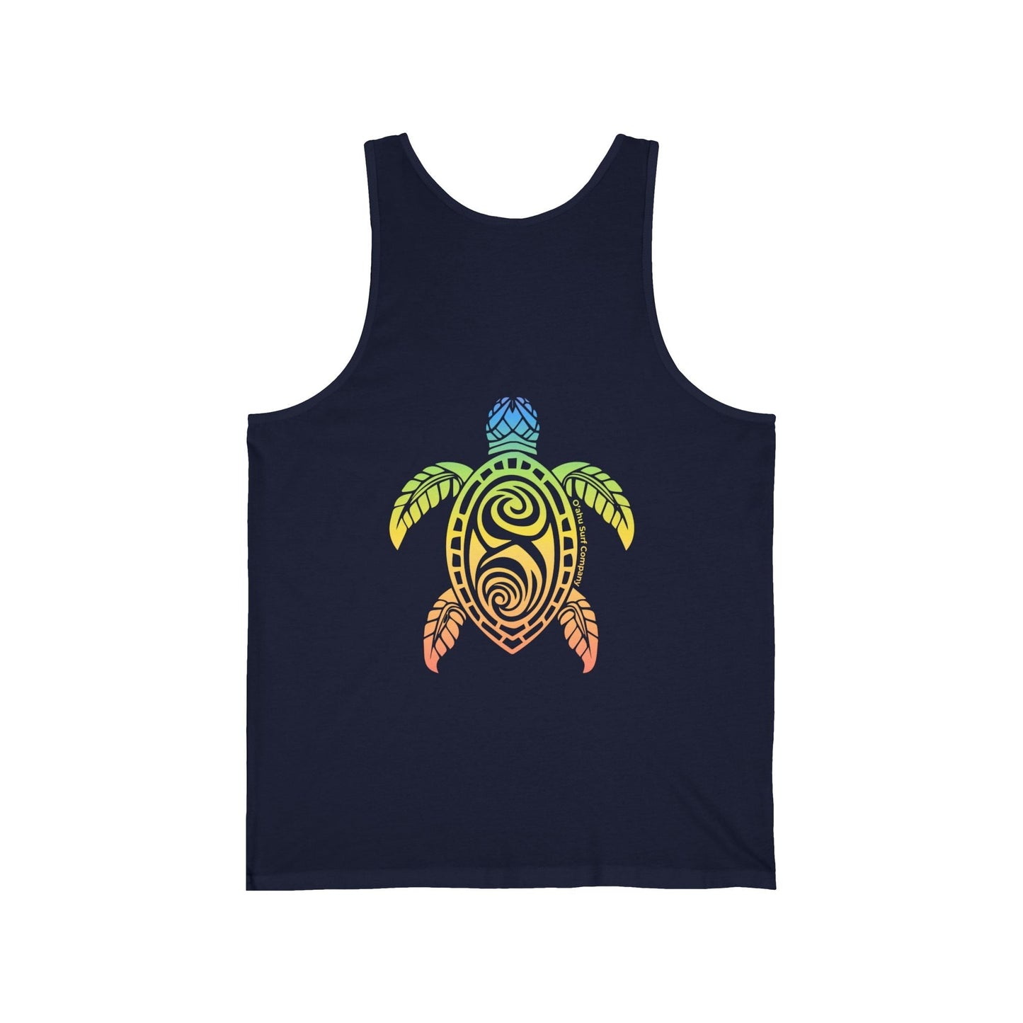 O'ahu Surf Company Logo Turtle Unisex Tank Top - O'ahu Surf Company
