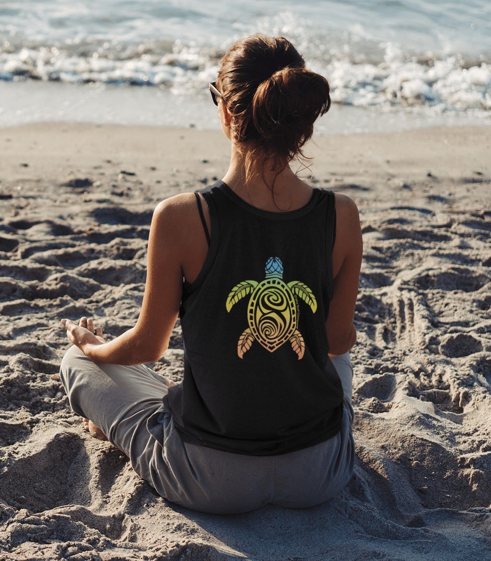 O'ahu Surf Company Logo Turtle Unisex Tank Top - O'ahu Surf Company