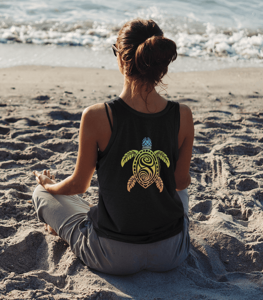 O'ahu Surf Company Logo Turtle Unisex Tank Top - O'ahu Surf Company