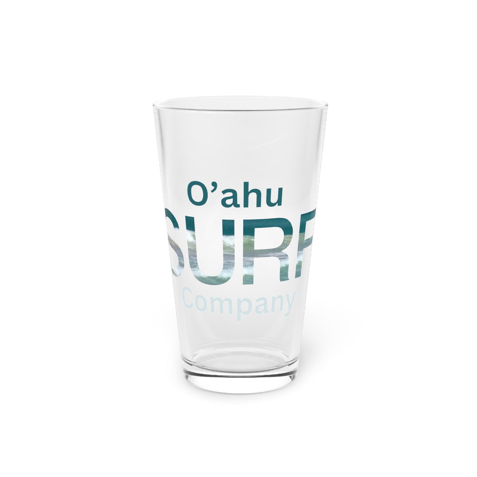 O'ahu Surf Company Ocean Wave Pint Glass - O'ahu Surf Company