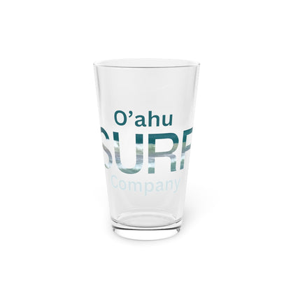 O'ahu Surf Company Ocean Wave Pint Glass - O'ahu Surf Company