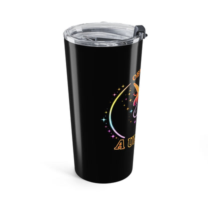Obviously Unicorn Travel Mug | Rainbow Neon Unicorn Stainless Steel Tumbler - O'ahu Surf Company