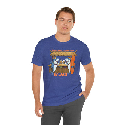 Raise a Fin Island Style Men’s Graphic Tee – O’ahu Surf Company Hawaii - O'ahu Surf Company