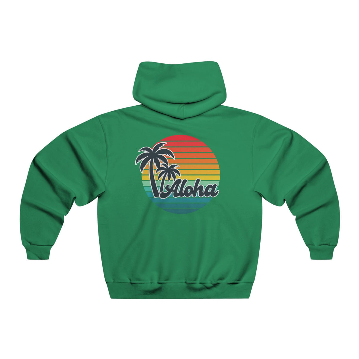 Retro Aloha Sunset Hawaii Hoodie Sweatshirt - O'ahu Surf Company