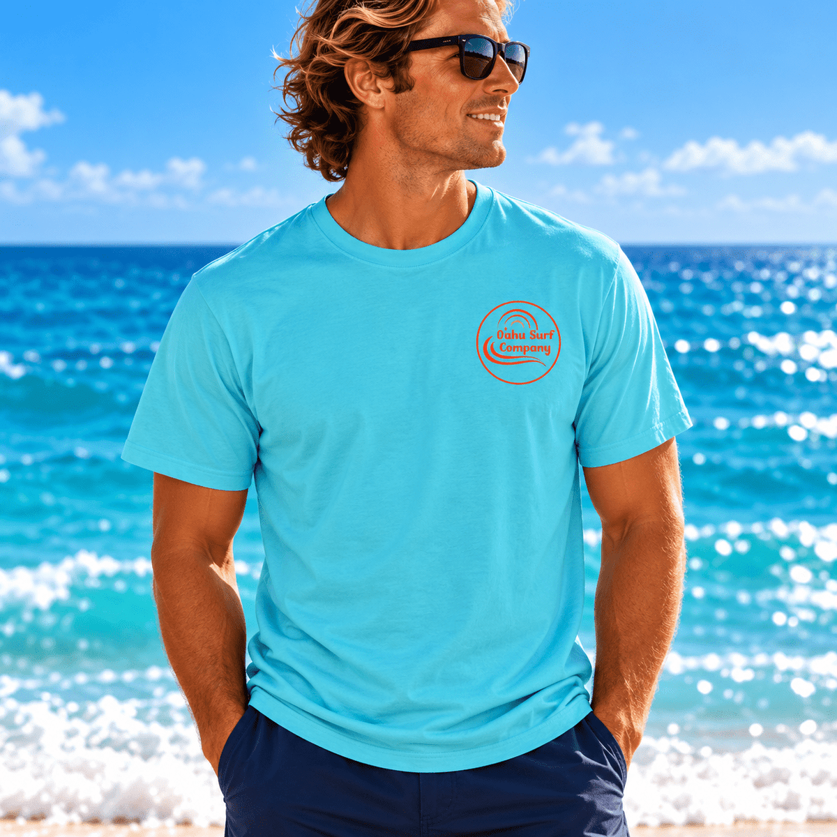 Retro Aloha Sunset T-Shirt - O'ahu Surf Company