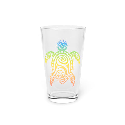 Sea Turtle Oahu Hawaii Pint Glass - O'ahu Surf Company