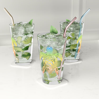 Sea Turtle Oahu Hawaii Pint Glass - O'ahu Surf Company