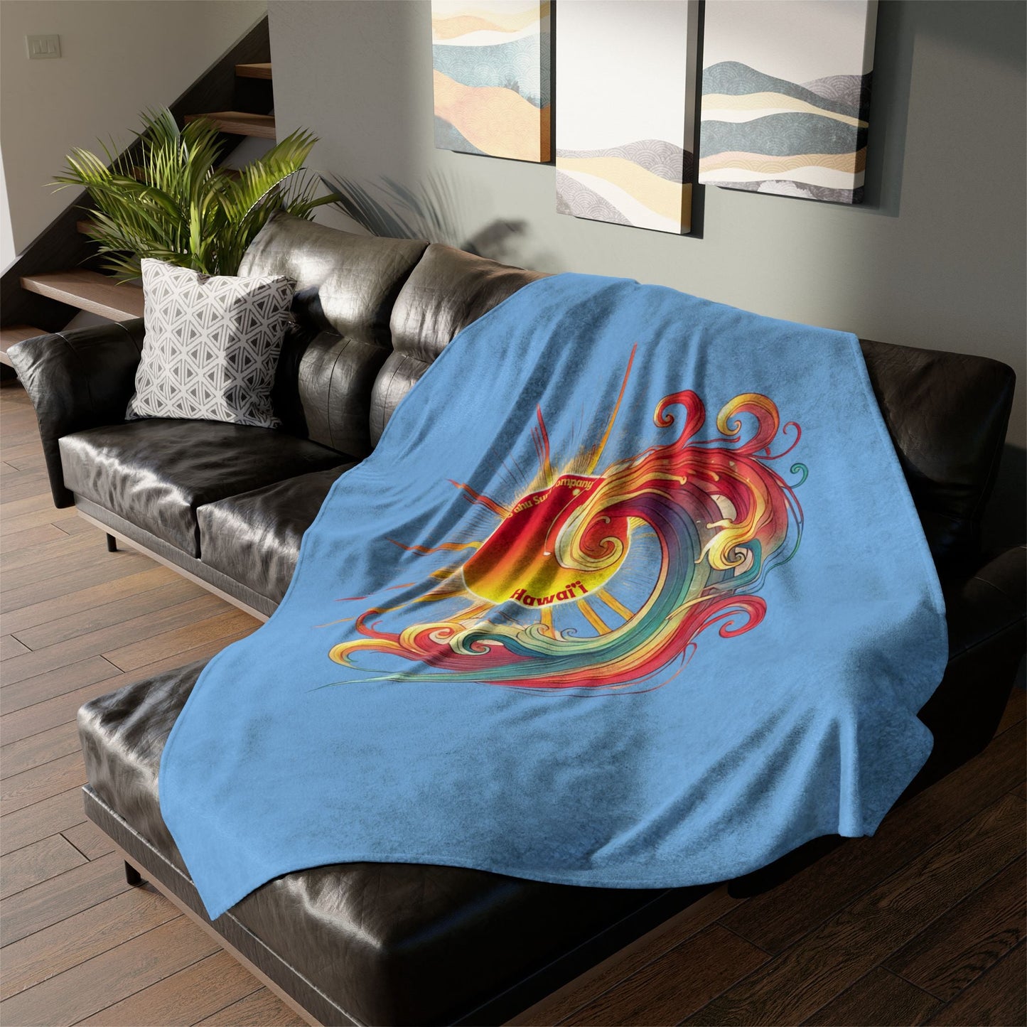 Sunshine and Surf Hawaii Throw Blanket - O'ahu Surf Company