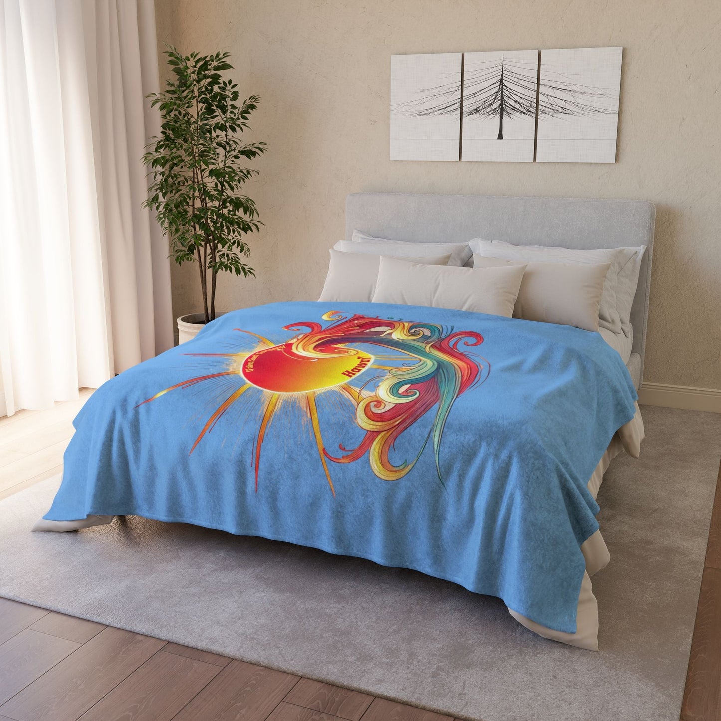 Sunshine and Surf Hawaii Throw Blanket - O'ahu Surf Company