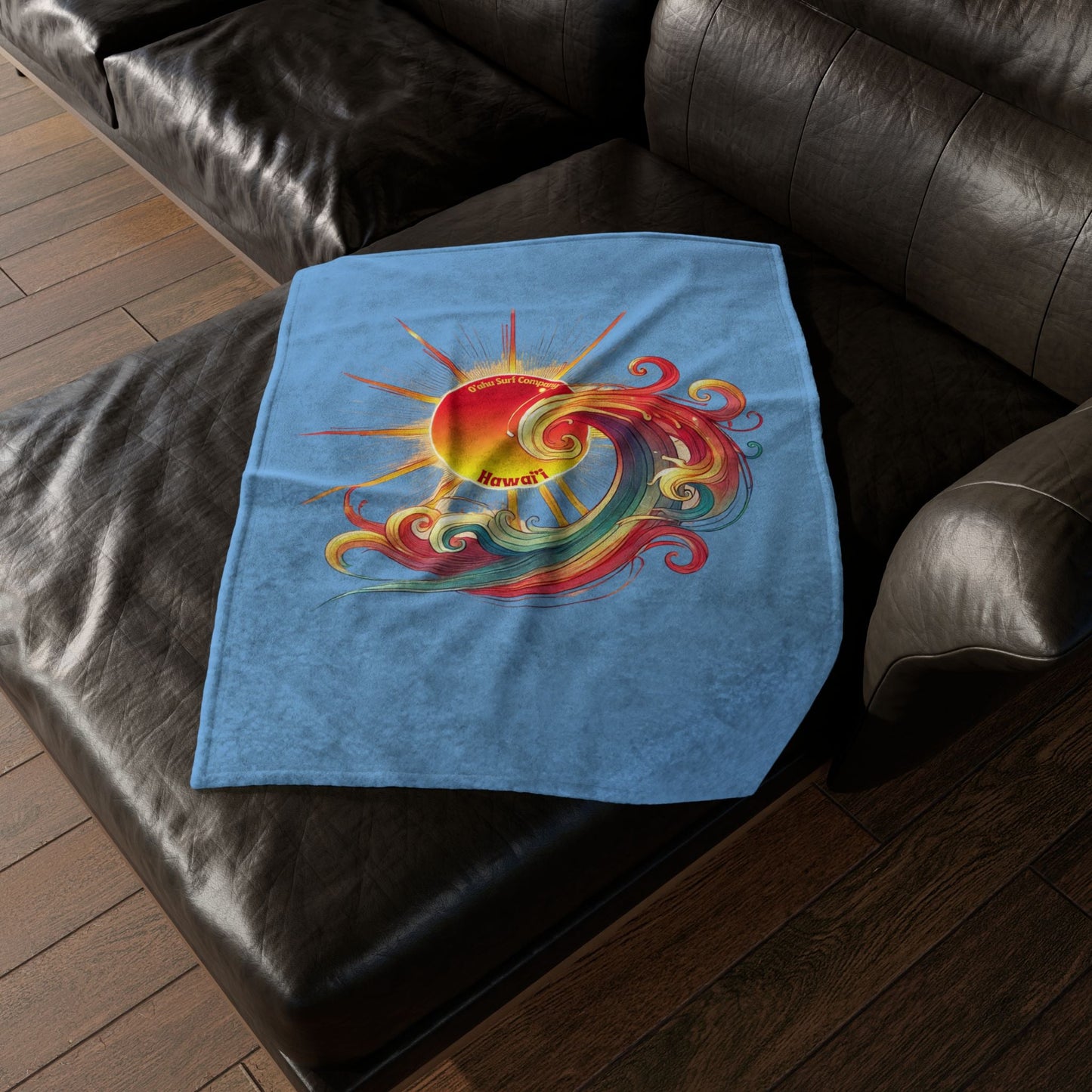 Sunshine and Surf Hawaii Throw Blanket - O'ahu Surf Company