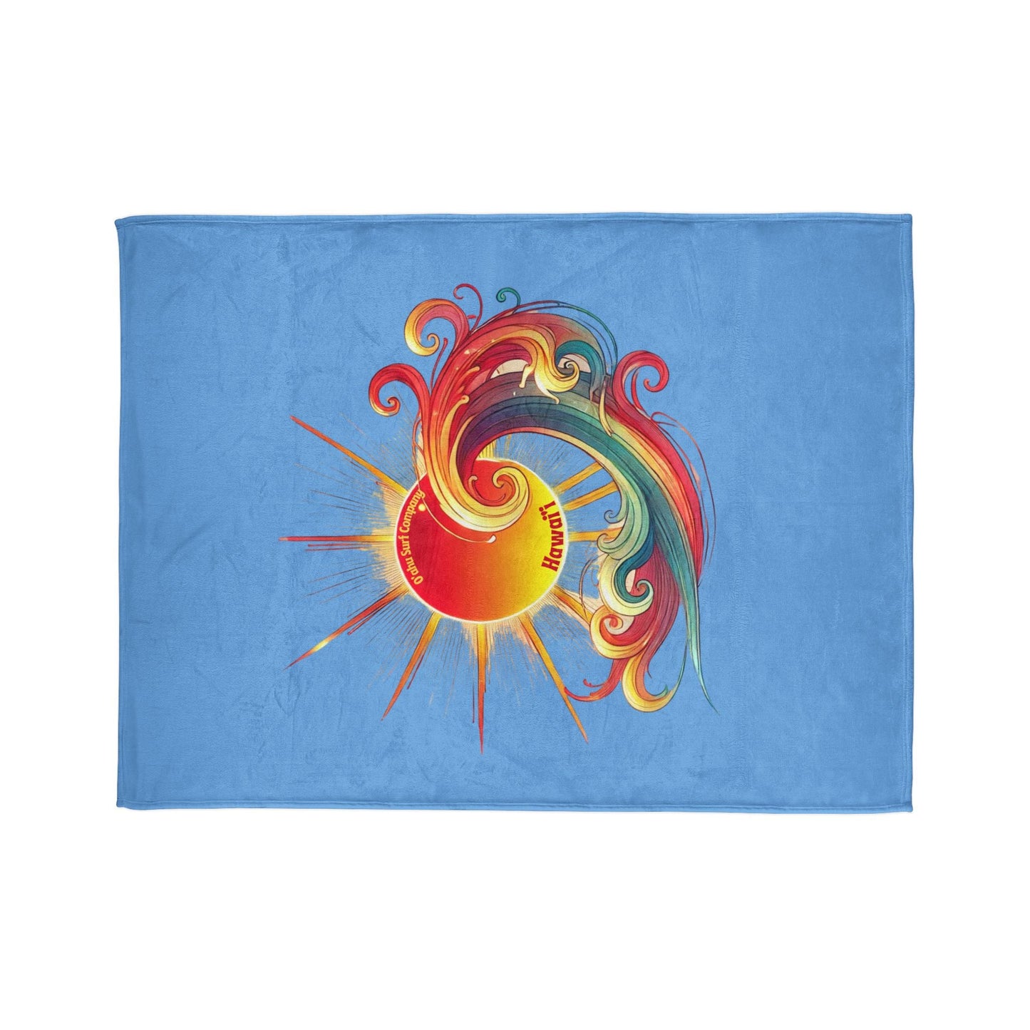 Sunshine and Surf Hawaii Throw Blanket - O'ahu Surf Company