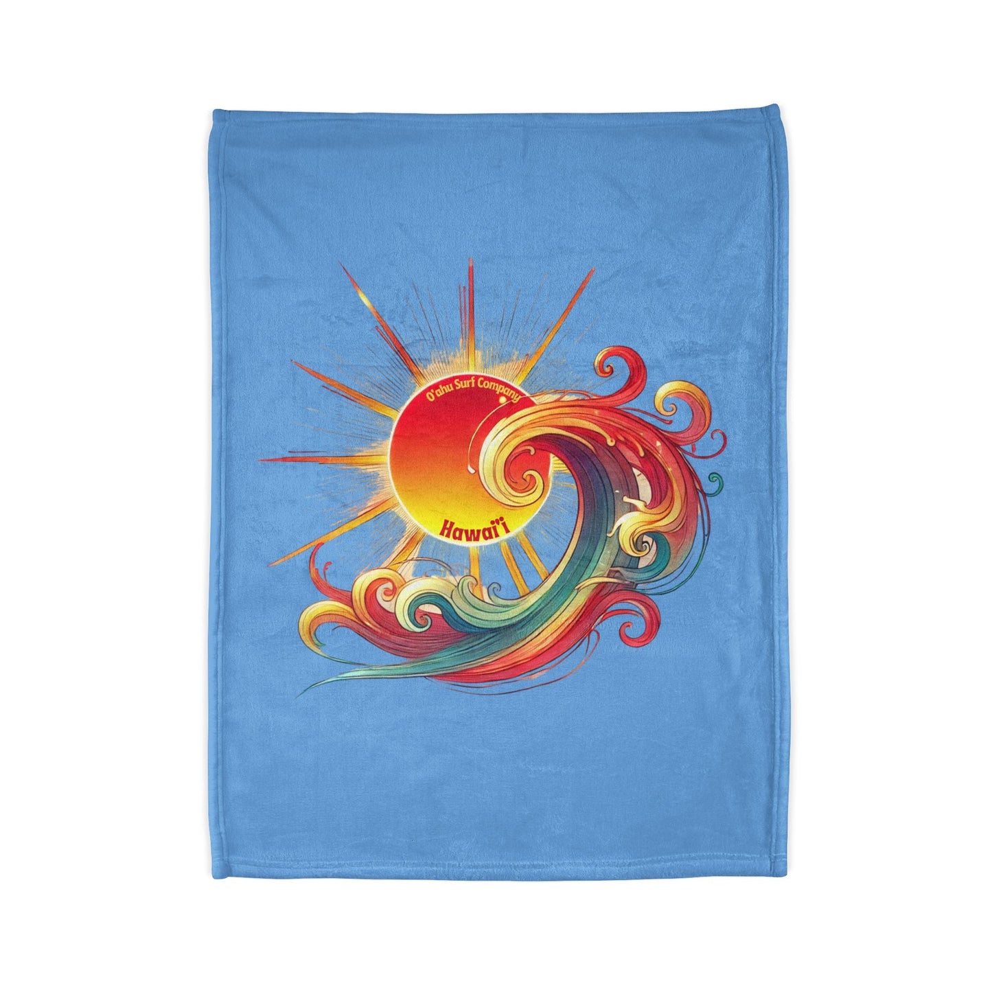 Sunshine and Surf Hawaii Throw Blanket - O'ahu Surf Company
