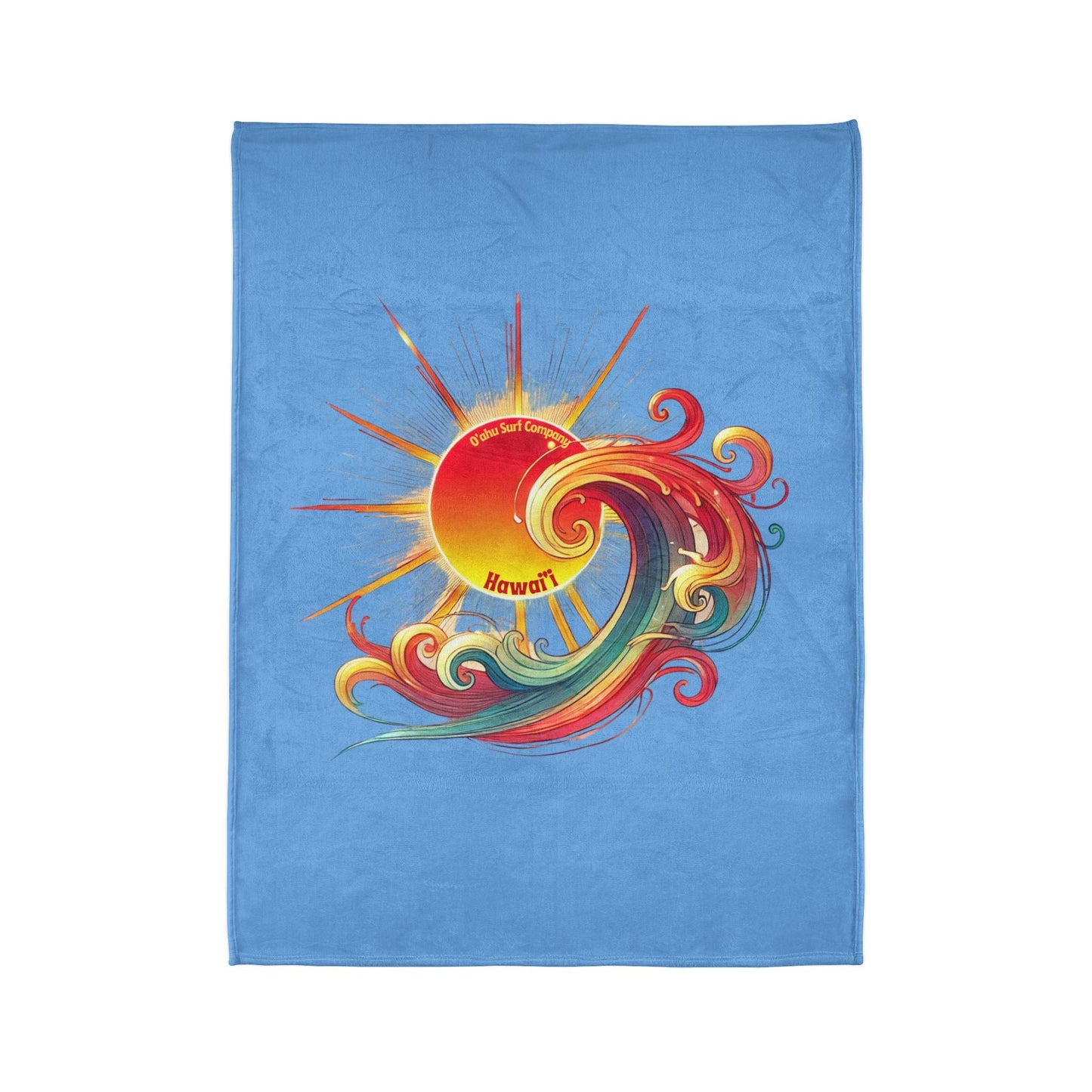 Sunshine and Surf Hawaii Throw Blanket - O'ahu Surf Company