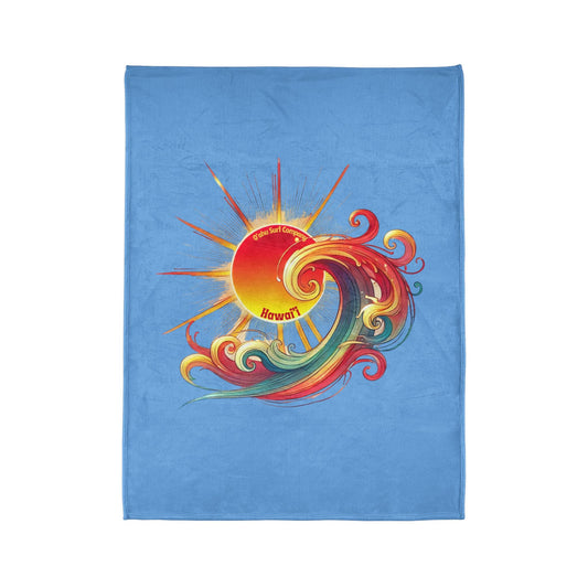 Sunshine and Surf Hawaii Throw Blanket - O'ahu Surf Company