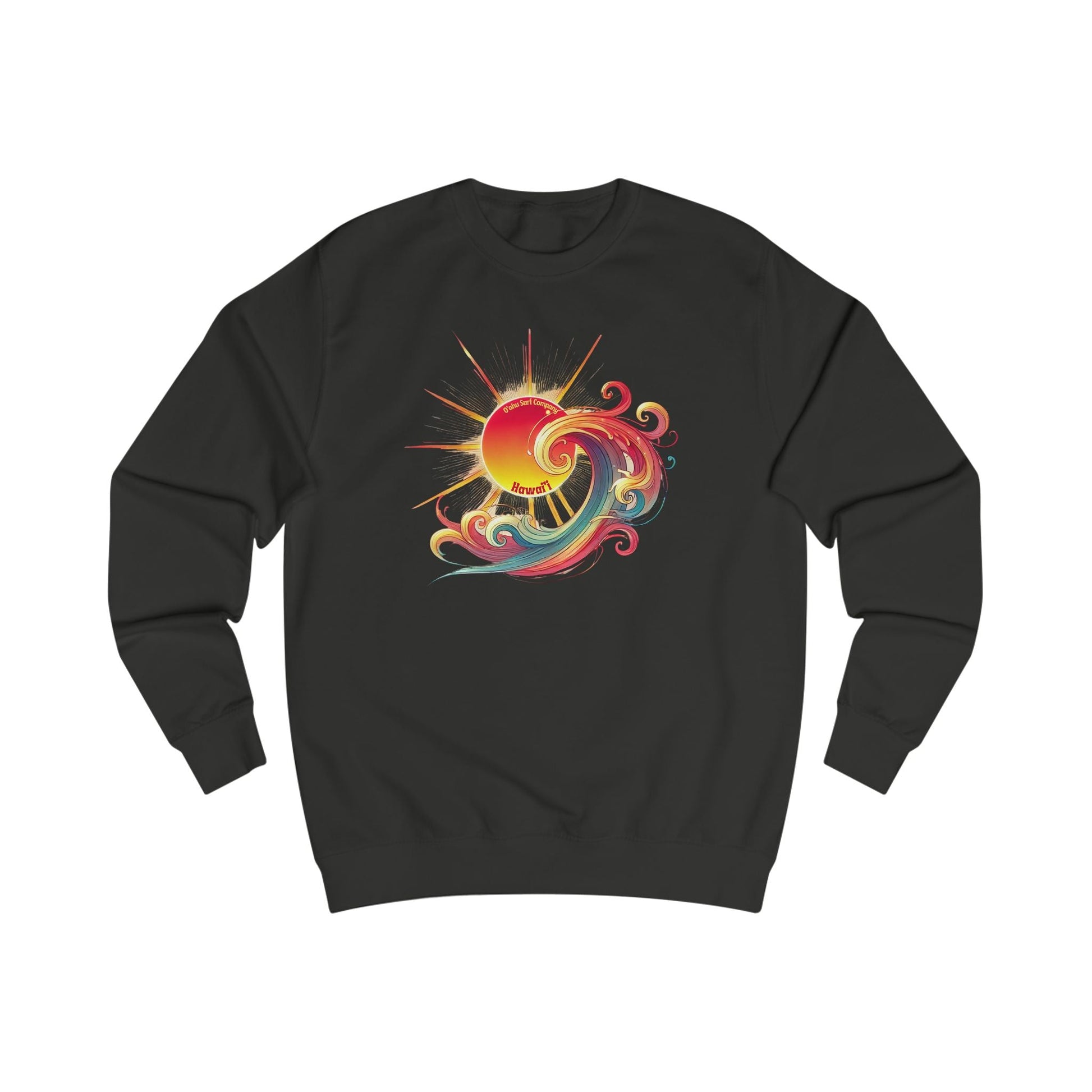 Surf Sweatshirt Sunshine Tropical Wave Hawaii - O'ahu Surf Company