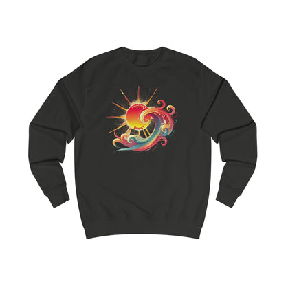 Surf Sweatshirt Sunshine Tropical Wave Hawaii - O'ahu Surf Company