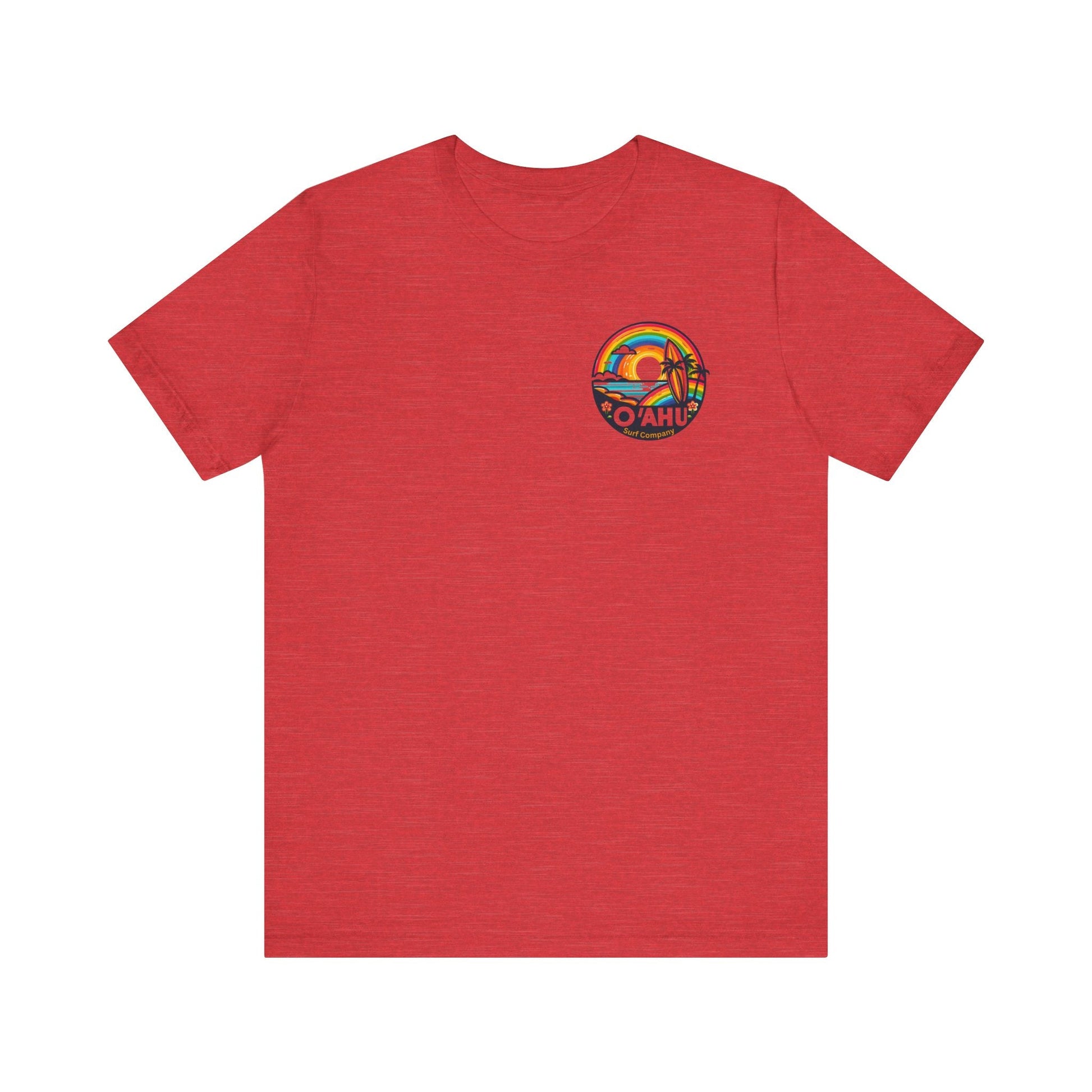 Tropical Rainbow Hawaiian Island T - Shirt - O'ahu Surf Company
