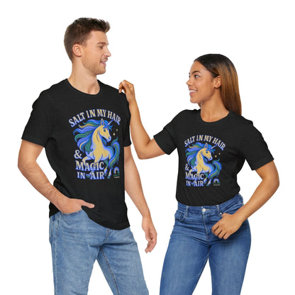 Unicorn T-Shirt for Women Unisex – Aloha Beach Graphic Tee with Rainbow Surf Design Hawaii Inspired from Oahu Surf Company - O'ahu Surf Company