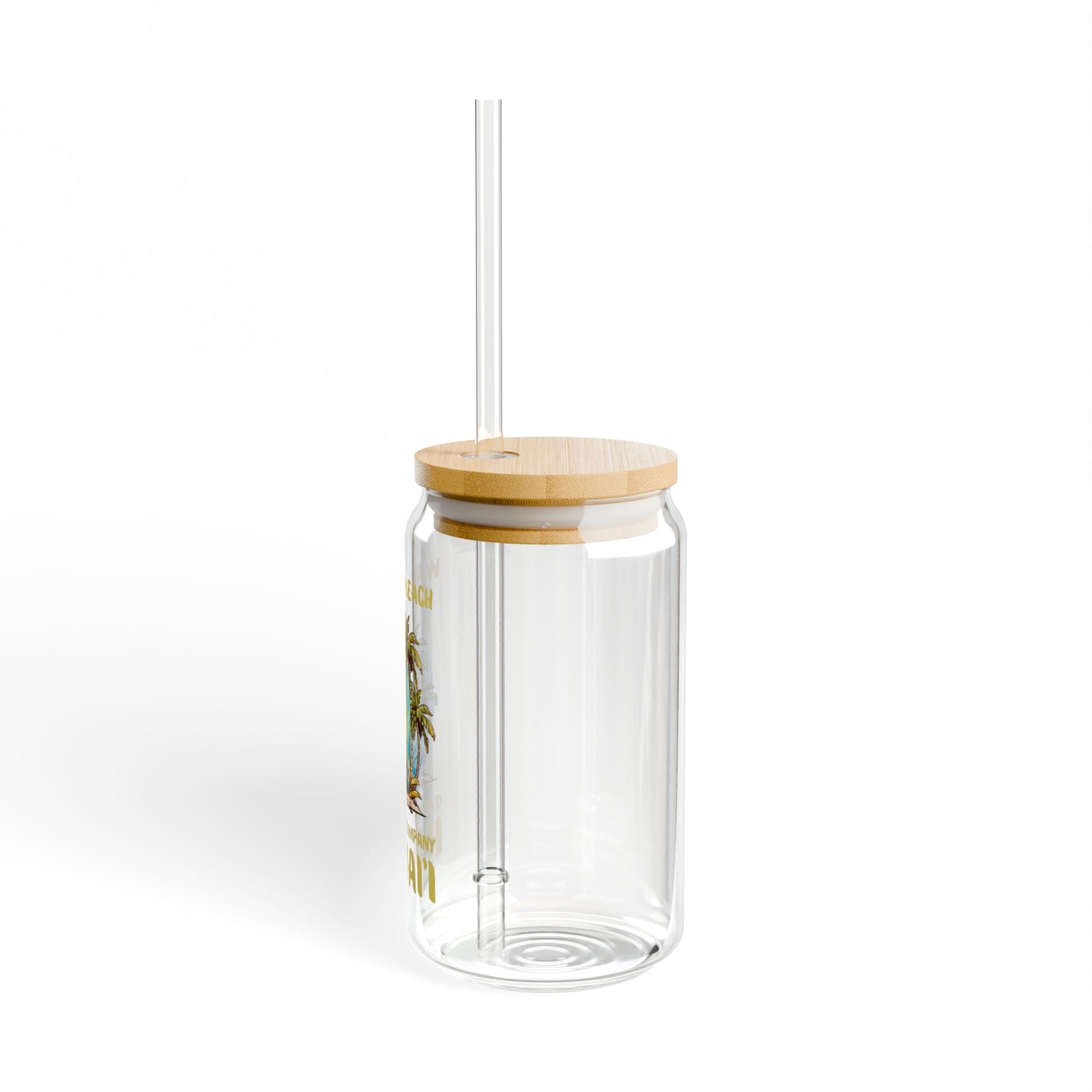 Waikiki Beach Hawaii Sipper Glass - O'ahu Surf Company