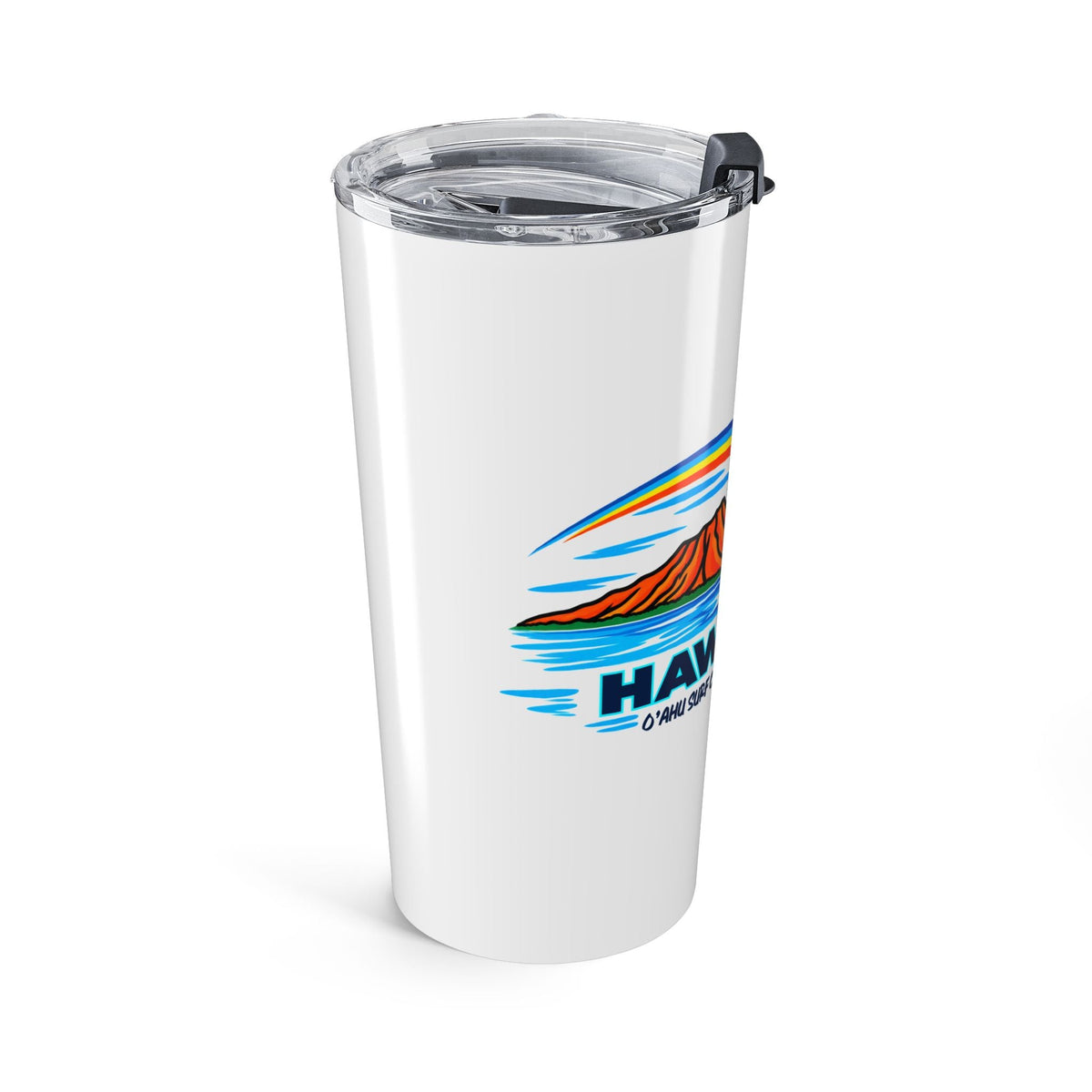 Waikiki Beach Hawaii Tumbler – 20oz Travel Cup - O'ahu Surf Company