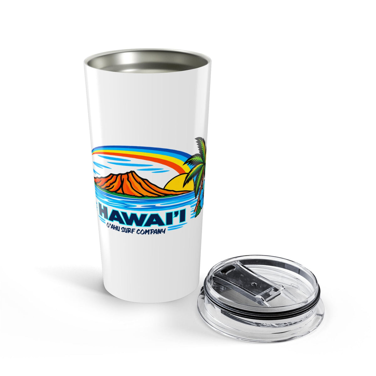 Waikiki Beach Hawaii Tumbler – 20oz Travel Cup - O'ahu Surf Company