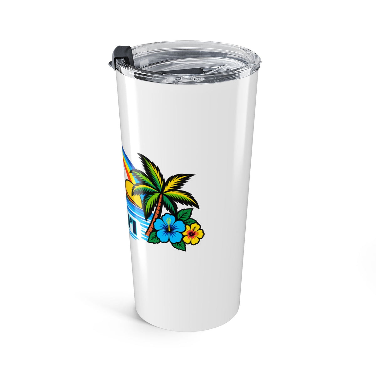 Waikiki Beach Hawaii Tumbler – 20oz Travel Cup - O'ahu Surf Company