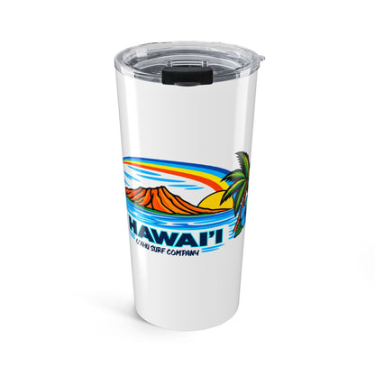 Waikiki Beach Hawaii Tumbler – 20oz Travel Cup - O'ahu Surf Company