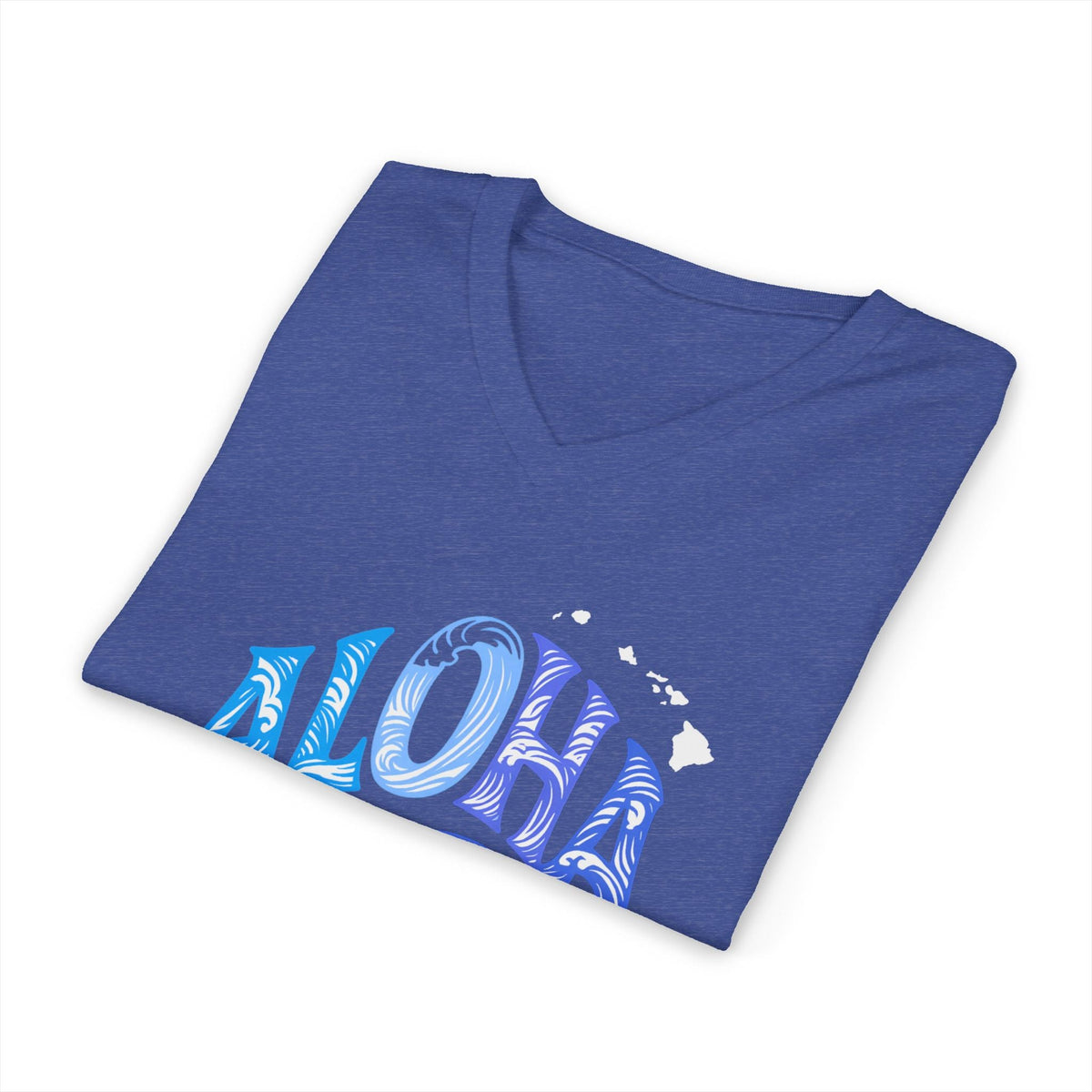 Women's Hawaii Ocean Wave V-Neck T-Shirt - O'ahu Surf Company