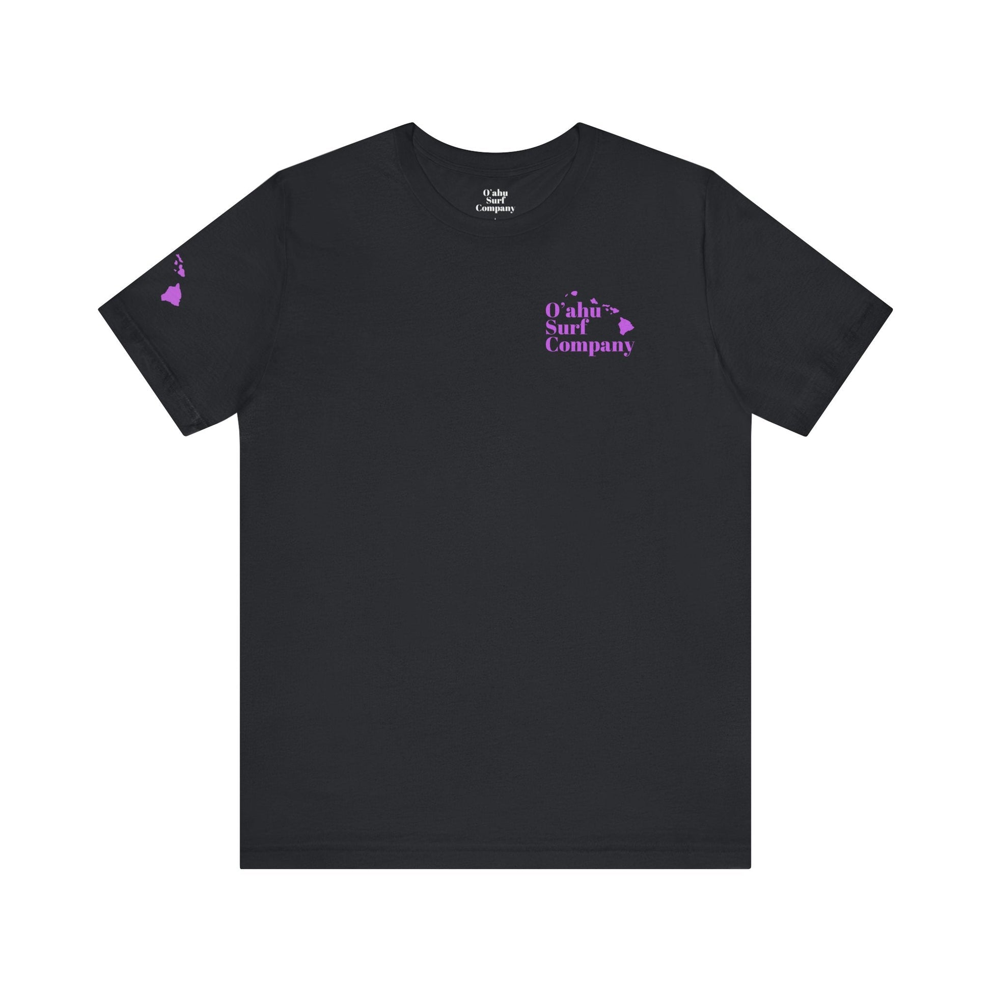 Hawaiian Island Ocean Wave Custom T-shirt - O'ahu Surf Company
