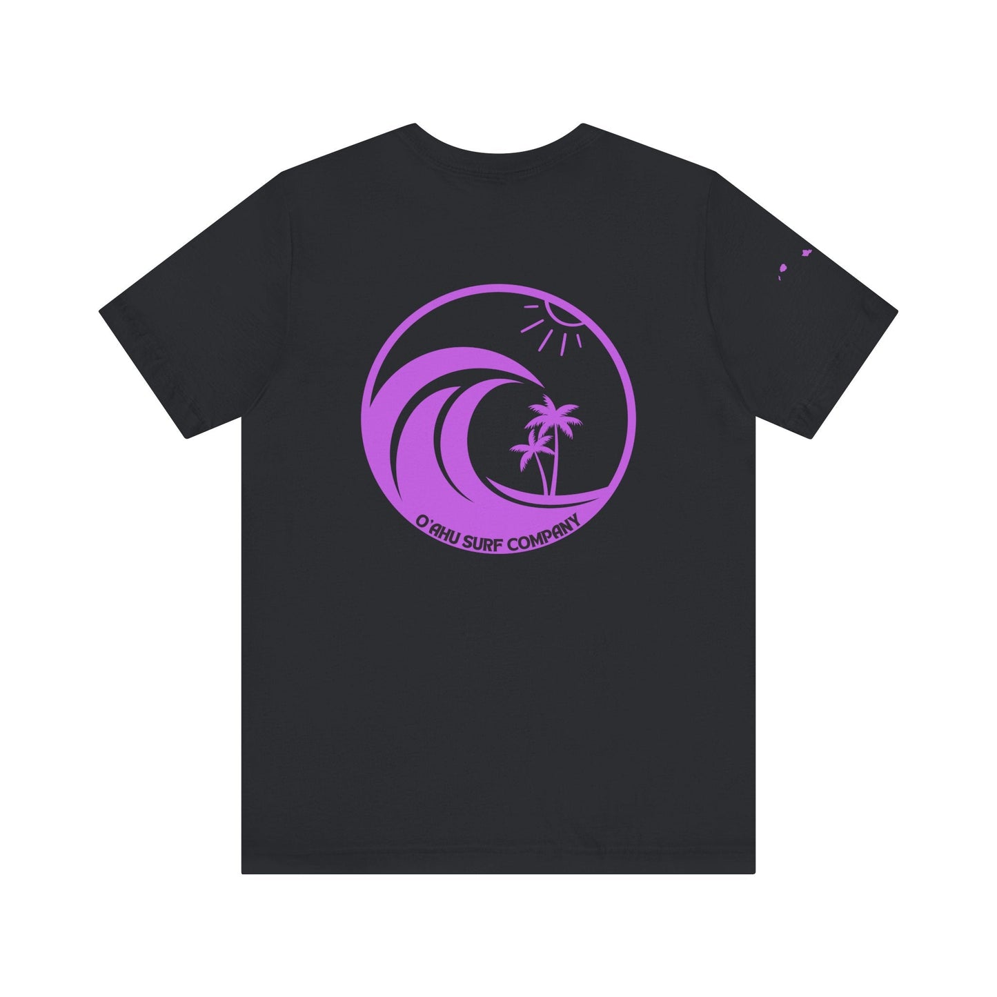 Hawaiian Island Ocean Wave Custom T-shirt - O'ahu Surf Company