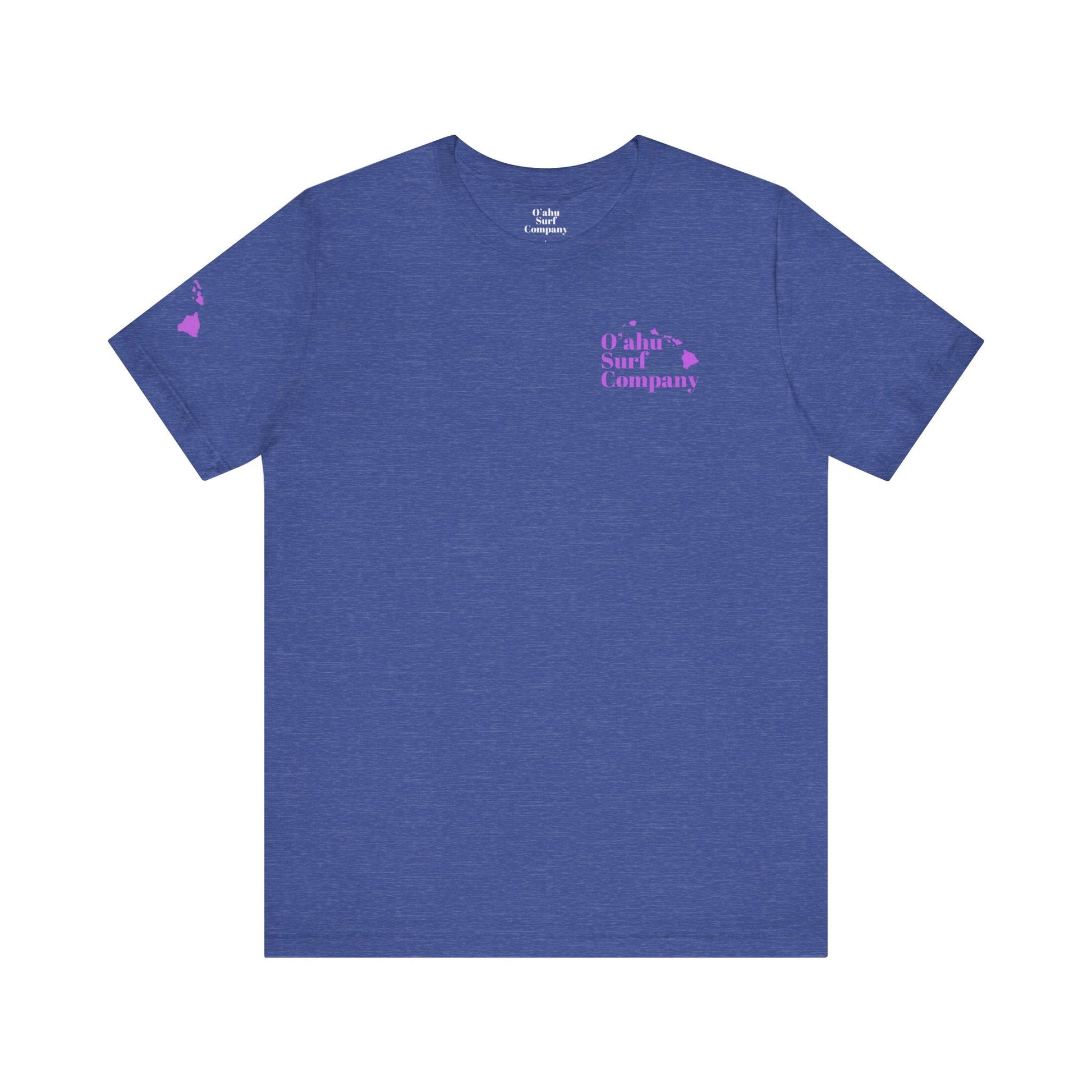 Hawaiian Island Ocean Wave Custom T-shirt - O'ahu Surf Company