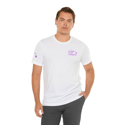 Hawaiian Island Ocean Wave Custom T-shirt - O'ahu Surf Company