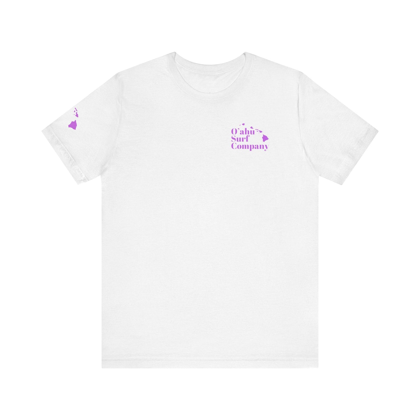 Hawaiian Island Ocean Wave Custom T-shirt - O'ahu Surf Company