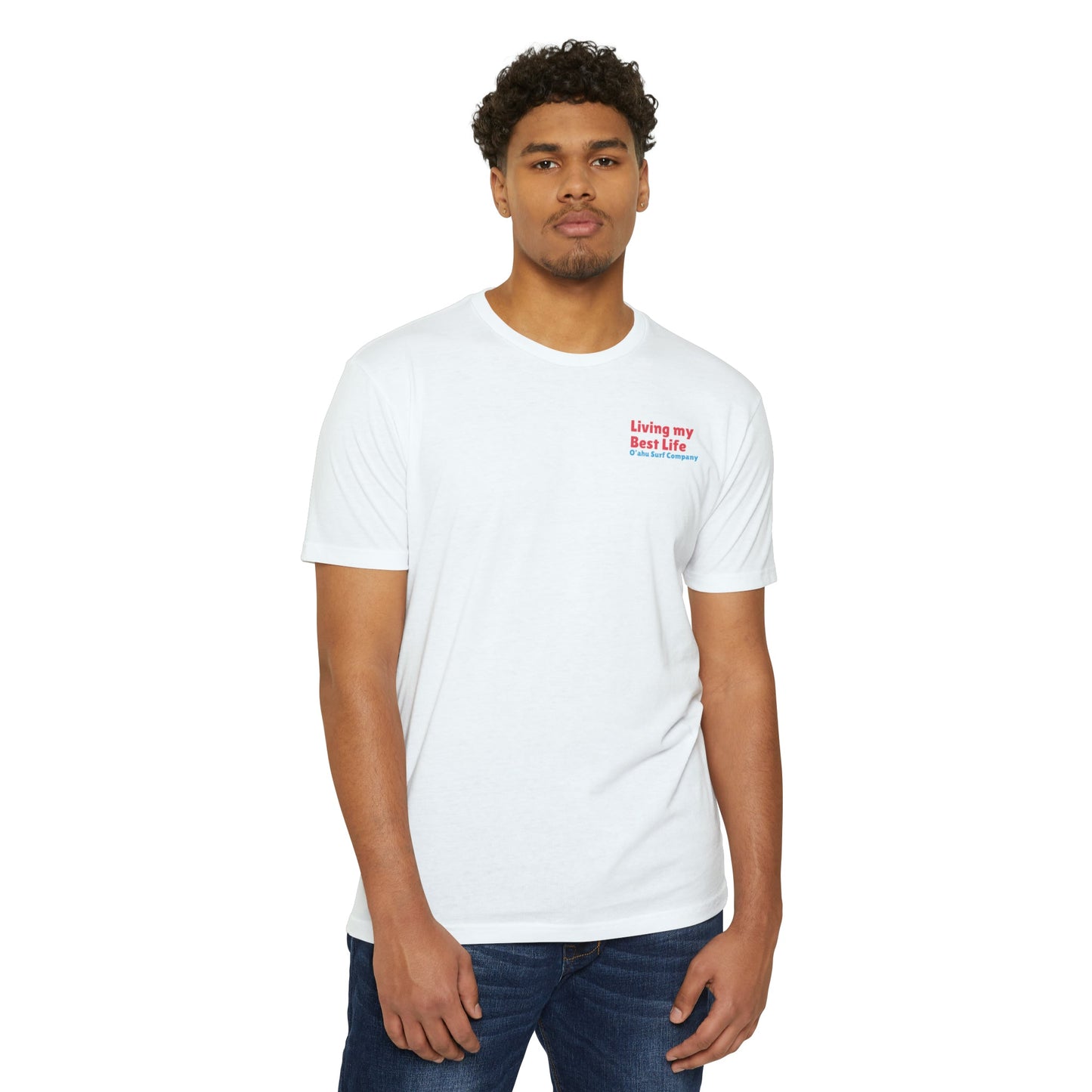 Living My Best Life Palm Colors T-shirt - O'ahu Surf Company