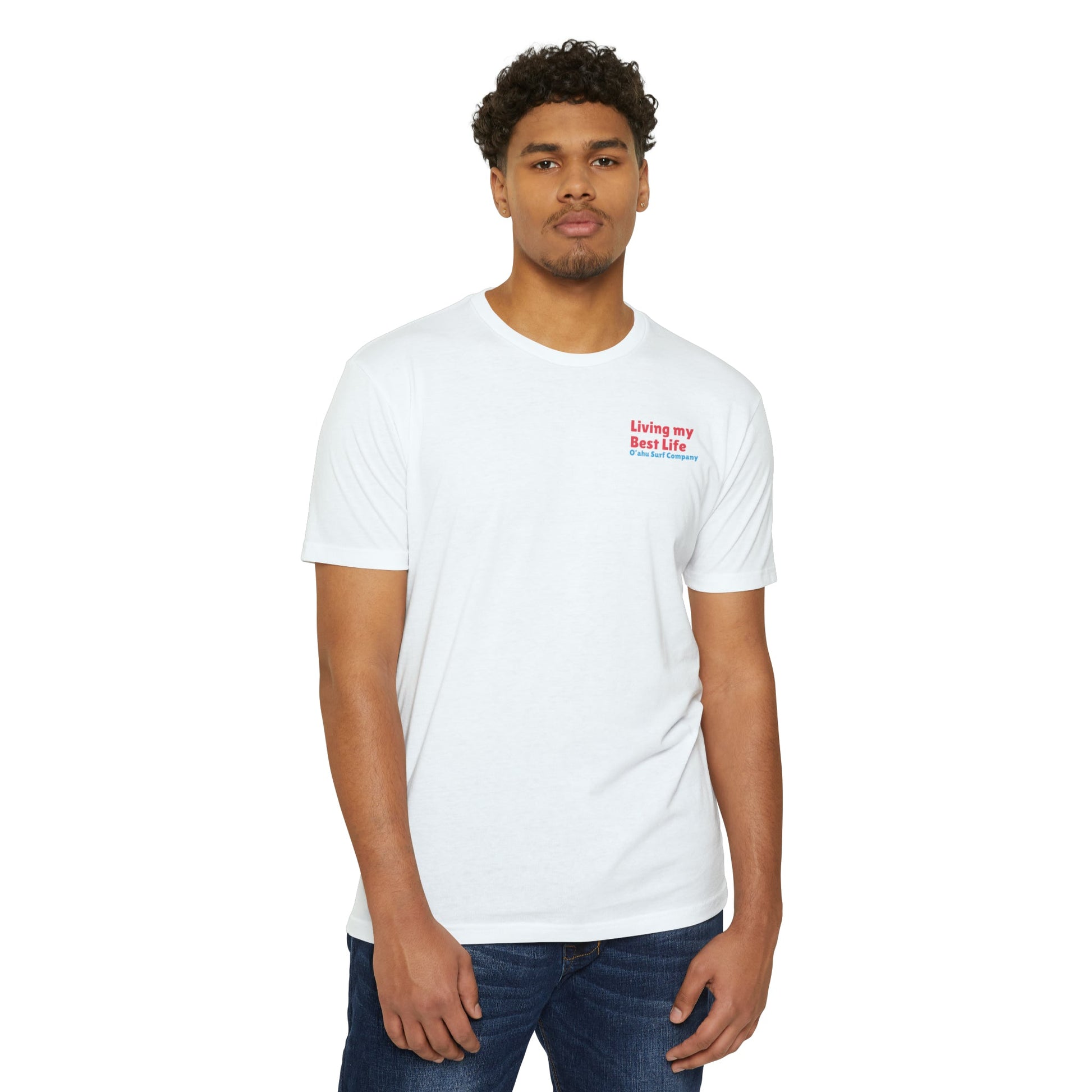 Living My Best Life Palm Colors T-shirt - O'ahu Surf Company