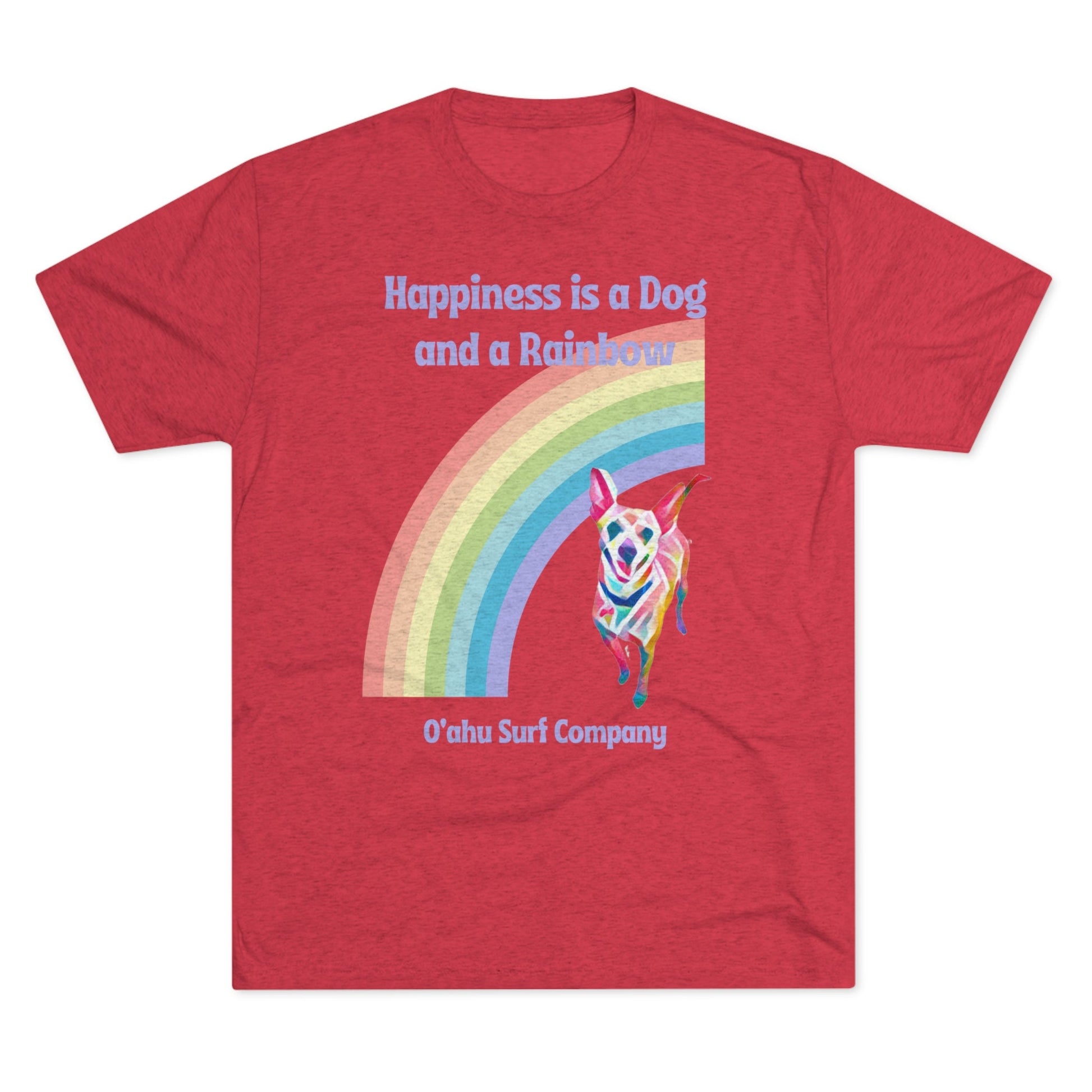 O'ahu Surf Company Dog and a Rainbow T-shirt - O'ahu Surf Company
