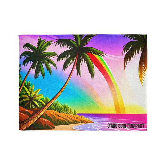 O'ahu Surf Company Ocean Colors Blanket. These Hawaii island inspired surf themed blankets are irresistibly cozy and soft.