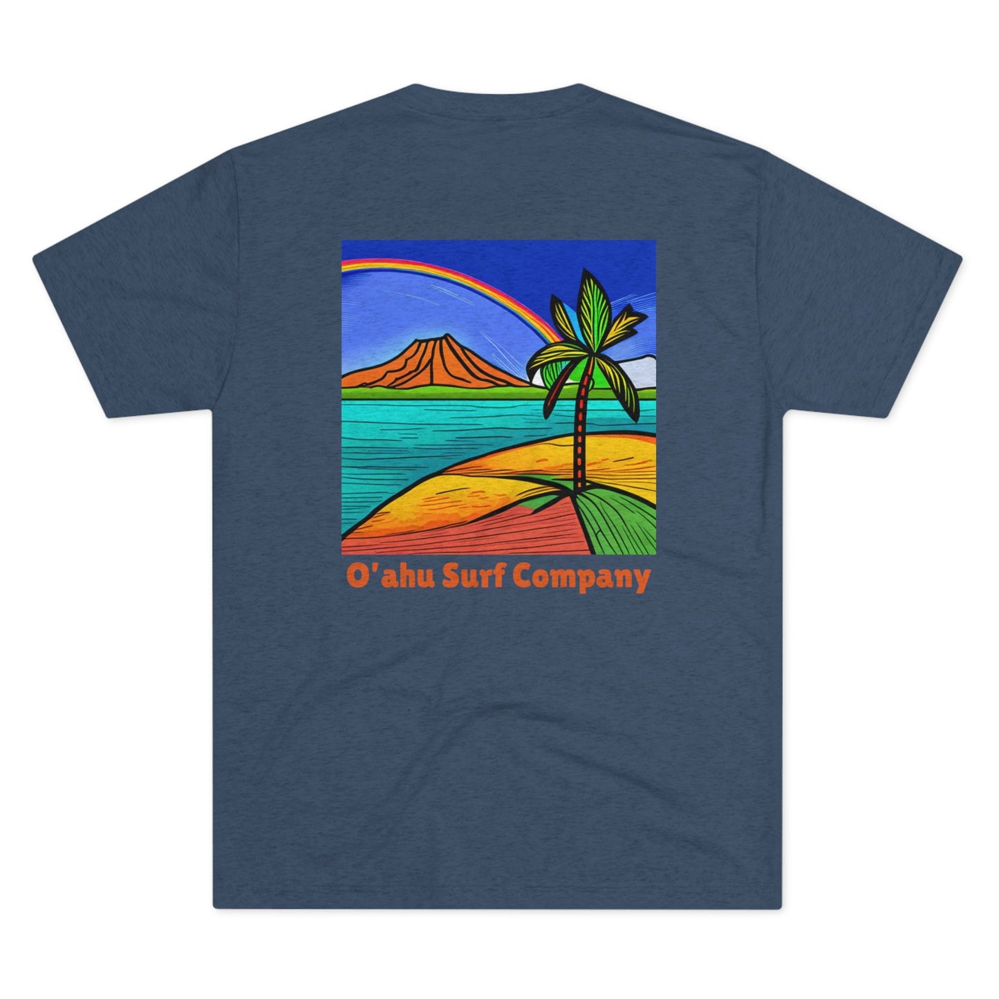 O'ahu Surf Company Rainbow Crater T-Shirt - O'ahu Surf Company