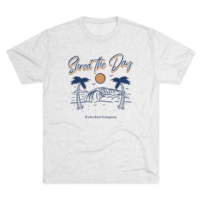 O'ahu Surf Company Shred the Day Hawaii Surf T-shirt - O'ahu Surf Company